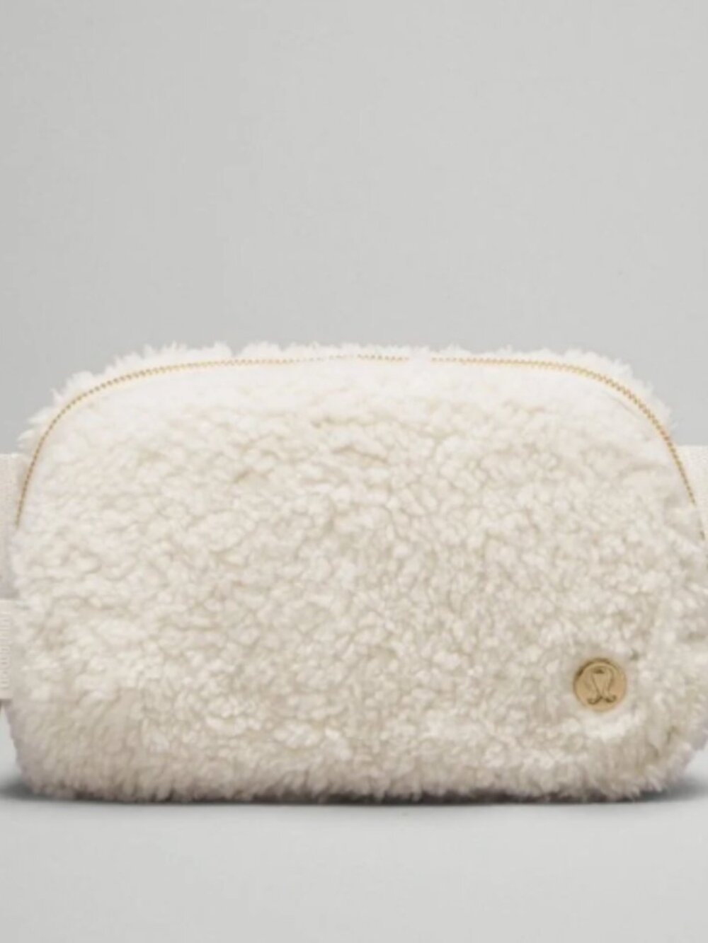 Lululemon Everywhere Belt Bag Large 2L Fleece White Opal Gold NWT
